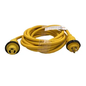 30Amp Turn lock Shore power cable for boat