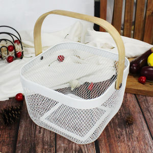 Nouveauté Panier à légumes et à fruits en fer <span class=keywords><strong>de</strong></span> grande taille - Product Image 5