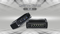 Fabricant OEM I5 8250U pare-feu de sécurité réseau 6 RJ45 1000M Lans DDR4 USB3.0 COM RS232 Mini serveur PC pour la sécurité réseau
