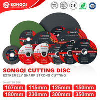 SONGQI 4 1/2 inch (115 mm) metaalsnijschijf, schuurmiddelen, metaalsnijschijf voor RVS/ijzer, groothandelsprijs