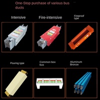 Barre omnibus intensive prise fermée triphasée quatre-cinq fils en aluminium Busways de puissance personnalisé résistant au feu étanche anti-corrosion