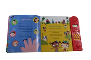 Tablero de <span class=keywords><strong>cuentos</strong></span> en inglés para niños de tamaño A4 personalizado Impresión de libros Efecto de sonido Cubierta dura Offset Música LCD Papel Material de cartón - Product Image 5
