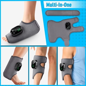 Alat Pijat Kaki dan Pergelangan Kaki Tanpa Kabel Terbaru yang Ditingkatkan, Berbahan Neoprena/ABS dengan Terapi Panas, Kontrol Waktu, dan Penyangga - Product Image 2