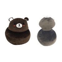 Siège de Support de Canapé en Peluche pour Bébé Animal, Sofa en Peluche, Panda, Fraise