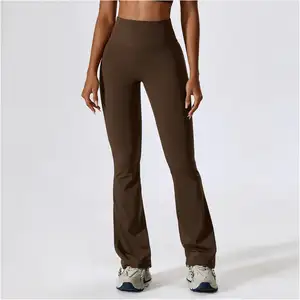Celana Yoga ukuran Plus untuk wanita, Legging olahraga Fitness Gym, celana Yoga bentuk celana pendek Push Up, celana leging skala putri duyung untuk wanita
