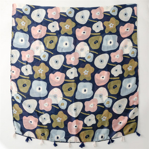 Elegant Colorful <strong>Paisley</strong> Soft Jacquard Cotton <strong>Pashmina</strong> <strong>Scarf</strong> Shawl Tassels <strong>Scarves</strong> - Product Image 4