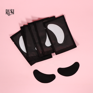 Parches Oculares Desechables Negros Sin Pelusa de Hidrogel UV <span class=keywords><strong>RISI</strong></span> para Extensiones de Pestañas con Logotipo Personalizado - Product Image 4