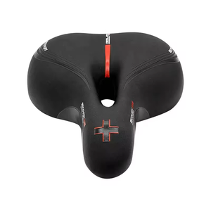 Selle de vélo VTT avec zone de soulagement centrale, coussinets en cuir pour la ventilation et la sécurité, imperméable, pour vélos de montagne et de route - Product Image 3