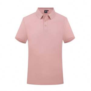Polo décontracté pour hommes en gros, grande taille, manches courtes, respirant, en polyester et coton de haute qualité - Product Image 4