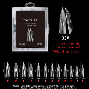 120pcs Duckbill Pyramid <b>Nail</b> Dual Forms Matte UV Gel Quick Building <b>Extension</b> Mold False <b>Nail</b> Tips - Product Image 6