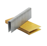 Clous à code de qualité industrielle LeiTing N40, en fer zingué, tête plate, tige lisse, taille personnalisée, agrafes, emballage en carton
