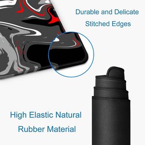 Tấm lót chuột chơi game cỡ lớn, chất liệu cao su, họa tiết trừu tượng, chống thấm nước, họa tiết địa lý, bán chạy - Product Image 5