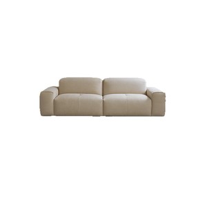 Retro French Cream Mid Century Fabric <b>Sofa</b> Adjustable Backrest Corner Straight Row <b>Sofa</b> For <b>Small</b> Living Room - Product Image 5