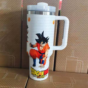 Gobelet anti-démon thermique sous vide de 40 onces <span class=keywords><strong>Tasse</strong></span> à paille pour enfants en acier inoxydable personnalisé Cartoon Anime Tumbler - Product Image 5