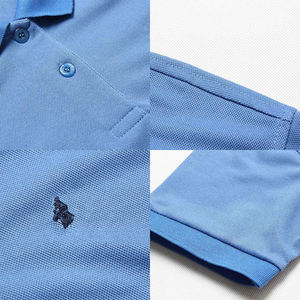 Camisas de polo de golf de poliéster formales informales de talla grande al por mayor, camisas de golf de secado rápido para hombre - Product Image 2