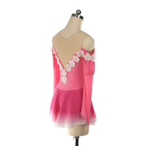 Vestido de patinaje sobre hielo de manga larga para mujer adulta - Product Image 4