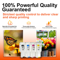 Cartucho de Tinta Topjet 728 Negro 300ml Compatible con HP728 hp 728 Cartucho de Tinta DesignJet T730 T830 Impresora Plotter de Formato Grande