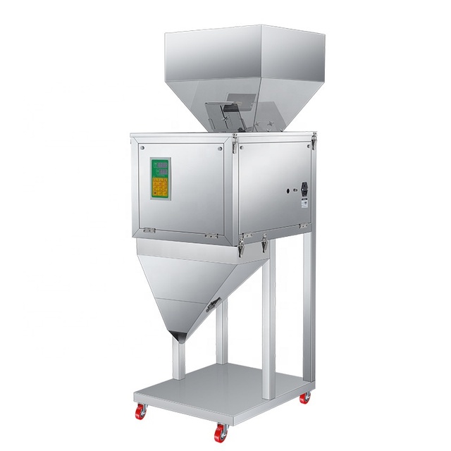 9999 Grams Granule Filling Machine Small Single Head Powder Filling Machine for Tea Food Fruit Weight Packaging Machine