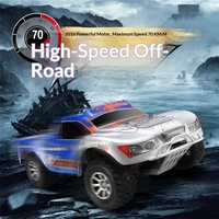 Voiture télécommandée haute vitesse 1:18 Cross-border Power, modèle réduit électrique 4x4 tout-terrain Big-Foot, jouet de course RC