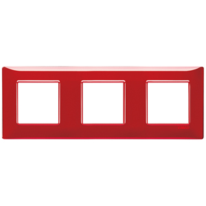 Vimar Plate 6M (2+2+2) Reflex Ruby 27x8x0.9 Cm Wall <b>Switch</b> Cover - Product Image 1