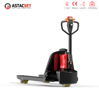 Chariot élévateur électrique 1,5-2 tonnes, batterie lithium 24V 1200W, déplaceur latéral hydraulique, pneus en polyuréthane, longueur de fourche 1150 mm, 200 mm