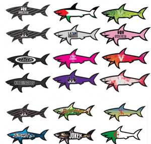 โปรโมชั่น 25 ชิ้น ขายส่งจากโรงงาน เคสโทรศัพท์ลายการ์ตูน Paul Shark ตกแต่งกันน้ำ สติ๊กเกอร์ลายการ์ตูนฉลาม ของขวัญโปรโมชั่น - Product Image 3