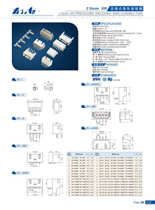 Conectores JST XH TJC3 de 2.54mm, Conectores SMT WTB, Componentes Eléctricos y Electrónicos para el Hogar de 2.54mm, Conector de 2-16 Pines - Product Image 5