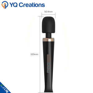 Super leistungs starke 3-Gang 10 Vibration Silikon Vibrator USB Wiederauf ladbare Sexspielzeug für Erwachsene Handheld Body Wand Massage gerät - Product Image 6