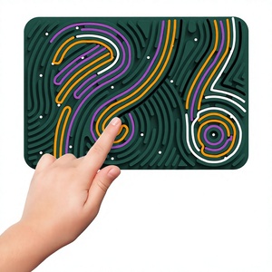 Cross-border Best-selling Large Sensory Play <b>Mat</b> Stress-relief Activity <b>Board</b> Made Food-grade BPA-free Silicone Unisex Toy - Product Image 1