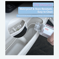 Pour ORA 5 2026, plateau de rangement pour poche de porte inférieure 5 portes, organisateur amovible en caoutchouc souple TPE, accessoire intérieur de voiture dédié