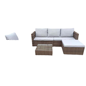 Banco de Jardín Moderno de Ratán Sintético, Cómodo y Duradero para Uso en Exteriores, Patio, Hotel, Sala de Estar, Suministro Directo de Fábrica - Product Image 1