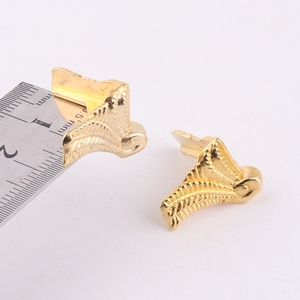 珠宝盒配件用合金金属木盒边脚护角 - Product Image 6