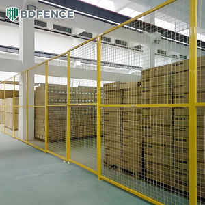 Clôture de sécurité d'atelier personnalisable, <span class=keywords><strong>détachable</strong></span>, soudée sans joint, galvanisée, revêtement poudré, protection antirouille - Product Image 5