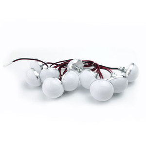 Bombilla <span class=keywords><strong>LED</strong></span> de 34 mm, USB 5V, 1.5m 1.8m, 3 colores, 12 bombillas/juego, regulable, <span class=keywords><strong>para</strong></span> espejo de baño o dormitorio, con conector - Product Image 4