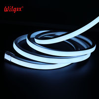 Bande LED néon flexible en PVC 18x16mm, 50m, alimentation haute tension 110V/220V, étanche IP68, résistante aux pulvérisations de sel, garantie 5 ans