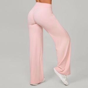 Damen High-Waist Yoga-Hose Weiche Leichte Fitness-<span class=keywords><strong>Leggings</strong></span> Schnell Trocknende Atmungsaktive Weit Geschnittene Yoga-Hose - Product Image 3