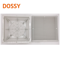 Filtre de ventilateur en plastique DS5804 avec protection IP54 et efficacité de filtration de 73 % pour ventilateur de 150 mm