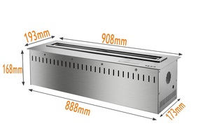 Chimenea Inteligente Inno Living de 36 Pulgadas con Control Remoto, Wifi, Bioetanol y Alcohol - Product Image 2