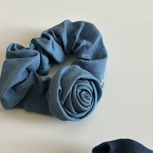 Cowboy Style Flower Hair Band-Horquilla con clip de tiburón de goma de algodón para niñas - Product Image 6