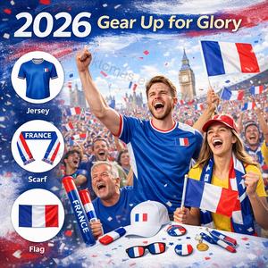 Paquete de Recuerdos para Eventos de Fútbol OEM ODM con Sudadera con Capucha, Bolsa de Mano, Mochila, Taza, Botella, Pegatina, Insignia y Manta - Product Image 4