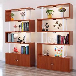 AILICHEN <span class=keywords><strong>Bibliothèque</strong></span> moderne créative simple en fer forgé, du <span class=keywords><strong>sol</strong></span> au <span class=keywords><strong>plafond</strong></span>, <span class=keywords><strong>bibliothèque</strong></span> combinée gratuite pour meubles de salon - Product Image 2