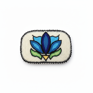 Trendy Embroidery <b>Hair</b> <b>Pin</b> with Seed Beads - Product Image 1