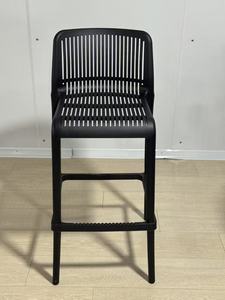 2025 thiết kế mới Thanh Nhà Hàng nhà bếp đầy màu sắc truy cập Chiều cao tựa lưng Nhựa Thanh phân với chỗ để chân - Product Image 5