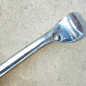 Tige de direction col de cygne en aluminium pour tube de direction 25,4 mm, collier 28,1-29,5 mm, pliable, pour vélo, usinée, légère, couleurs authentiques - Product Image 1
