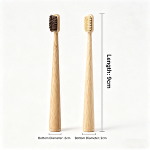 <span class=keywords><strong>Cepillo</strong></span> <span class=keywords><strong>de</strong></span> Dientes <span class=keywords><strong>de</strong></span> Bambú Ecológico con Cerdas Suaves <span class=keywords><strong>de</strong></span> Pelo <span class=keywords><strong>de</strong></span> Jabalí y Caballo, con Logotipo Personalizado y Caja Individual - Product Image 2