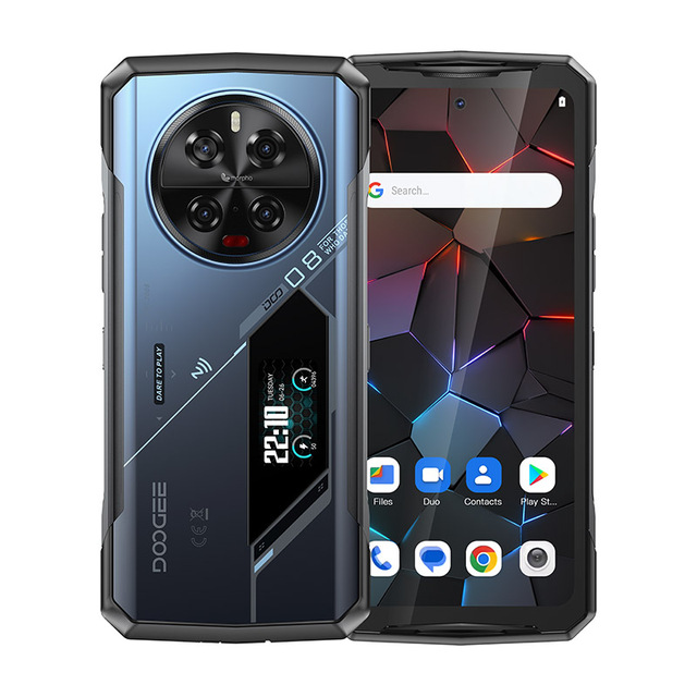 DOOGEE V40 PRO 5G Dual Screen Rugged Phone 200MP Camera 512GB IP68 Android Smartphone