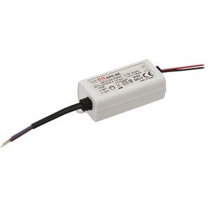 Controlador LED Mean Well APC-8E de 8W 250mA, Corriente Constante, IP42, Canal Único, Convertidor AC/DC - Product Image 1