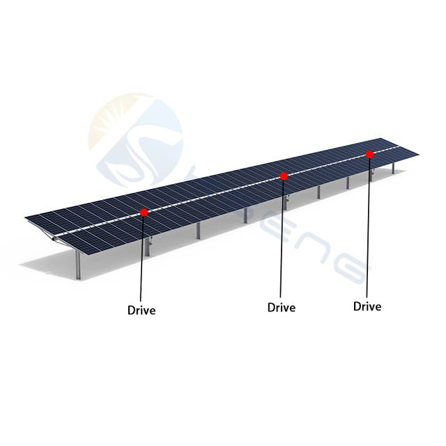 10 KW Single Axis Solar Tracking System Solar PV Tracker for Solar Panel Mounting