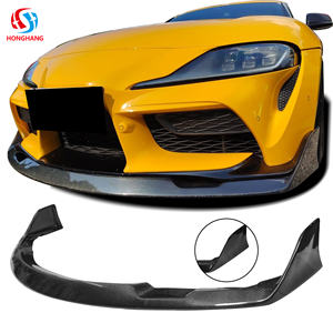 Spoiler avant Honghang en fibre de carbone pour <span class=keywords><strong>Toyota</strong></span> <span class=keywords><strong>Supra</strong></span> A90 Edition <span class=keywords><strong>J29</strong></span>/DB MkV 2019-2021, service personnalisé OEM - Product Image 1
