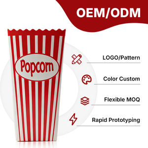 Boîtes de rangement pour pop-corn en promotion, boîtes personnalisées avec logo imprimé, boîtes à pop-corn au sel biodégradables, boîtes géantes pour pop-corn - Product Image 2